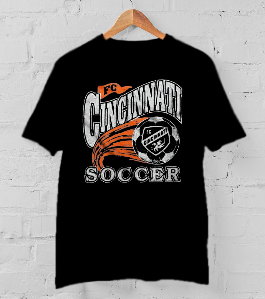 FC Cincinnati Soccer Emblem Ball Highlight T-Shirt