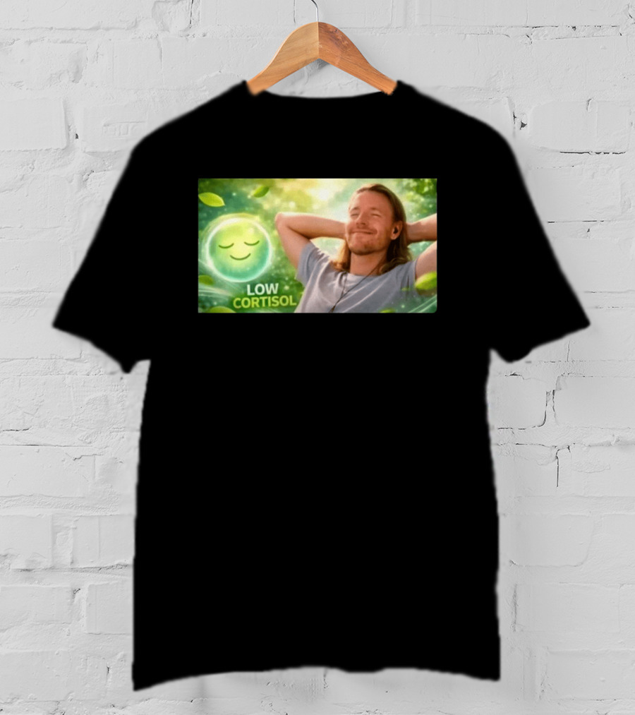 Low Cortisol Goatis 2026 Stress Free Relaxation T-Shirt