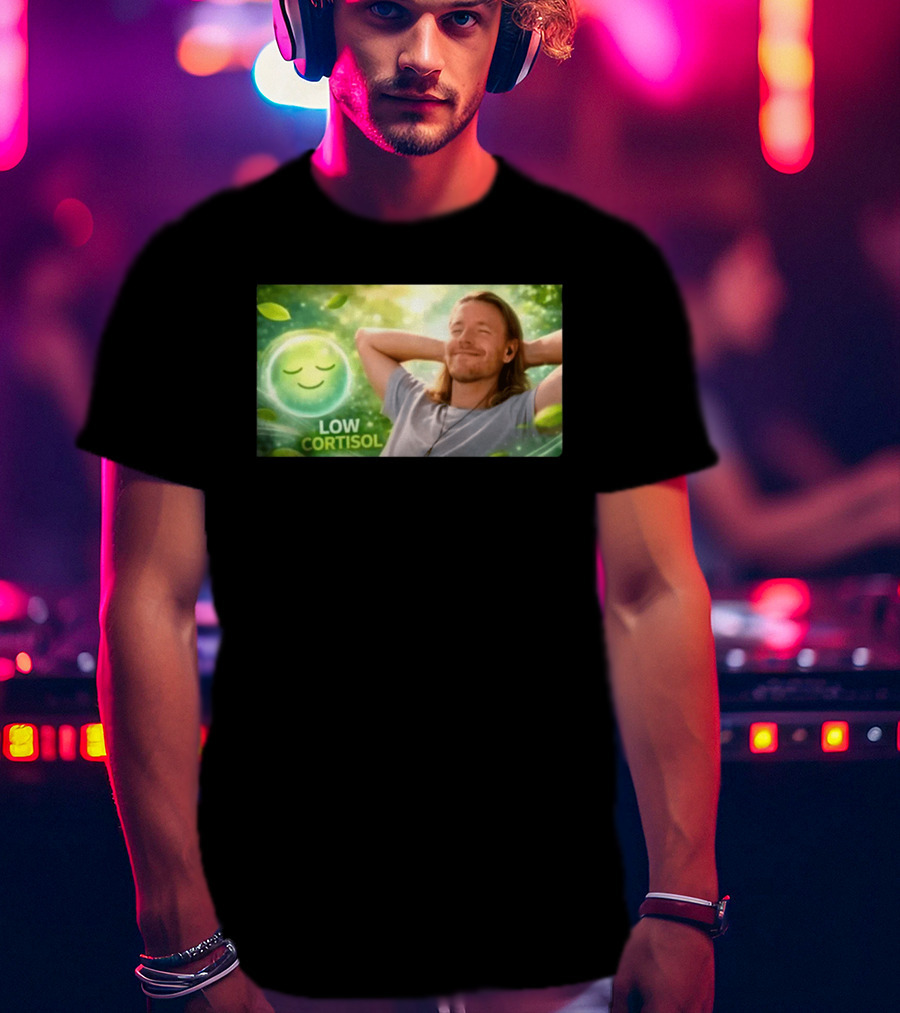 Low Cortisol Goatis 2026 Stress Free Relaxation T-Shirt