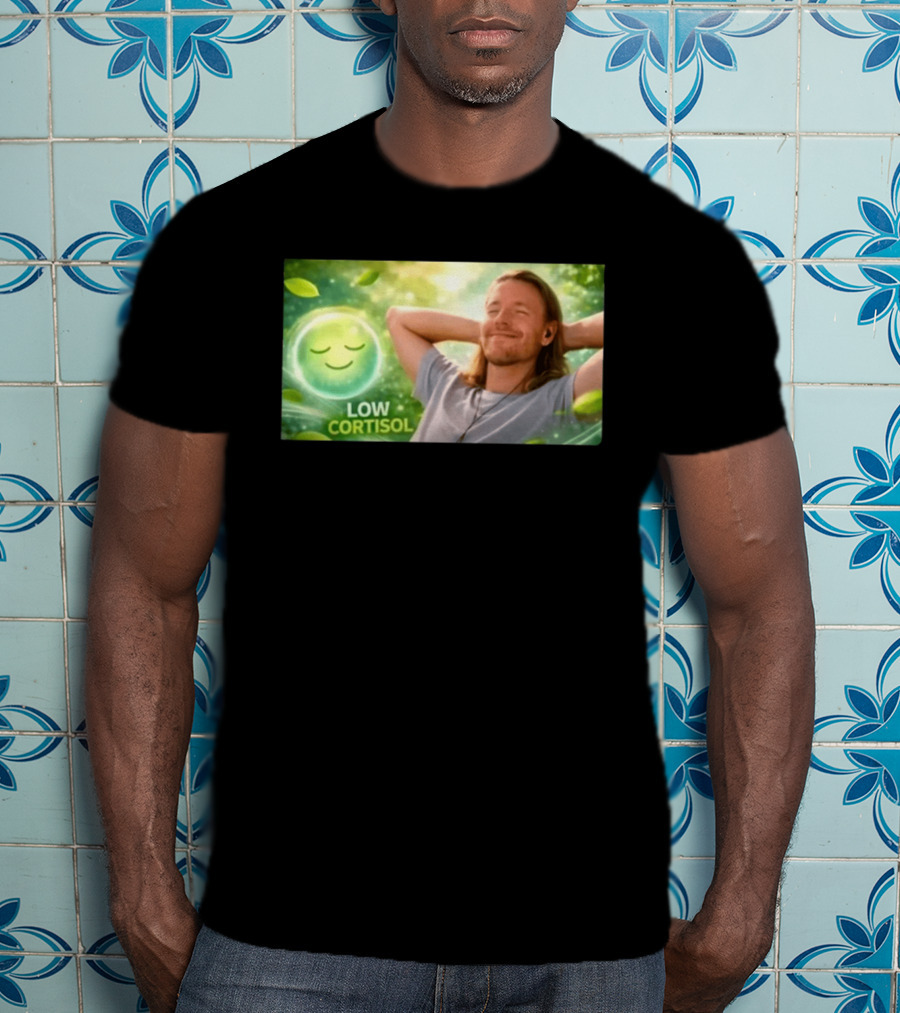 Low Cortisol Goatis 2026 Stress Free Relaxation T-Shirt