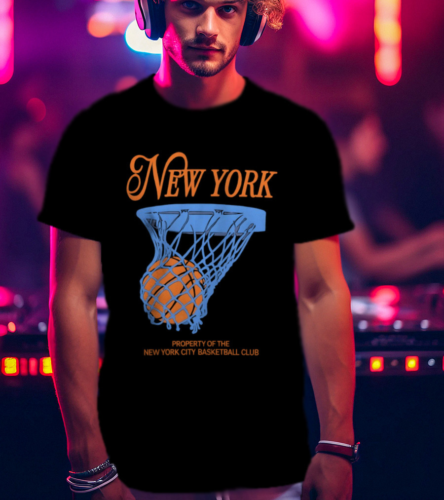 New York Basketball Property Of The New York City Basketball Club T-Shirt
