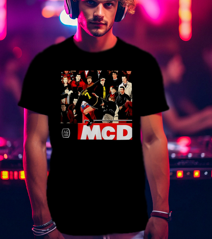 Oh Ah Kung Fu Cantona Kick Crowd Scene MCD T-Shirt