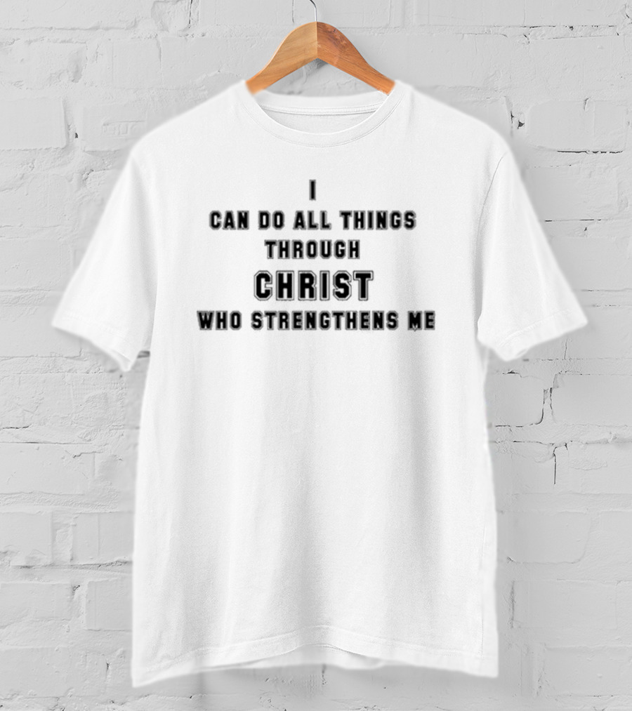 I Can Do All Things Through Christ Who Strengthens Me Angelo Gabriel T-Shirt
