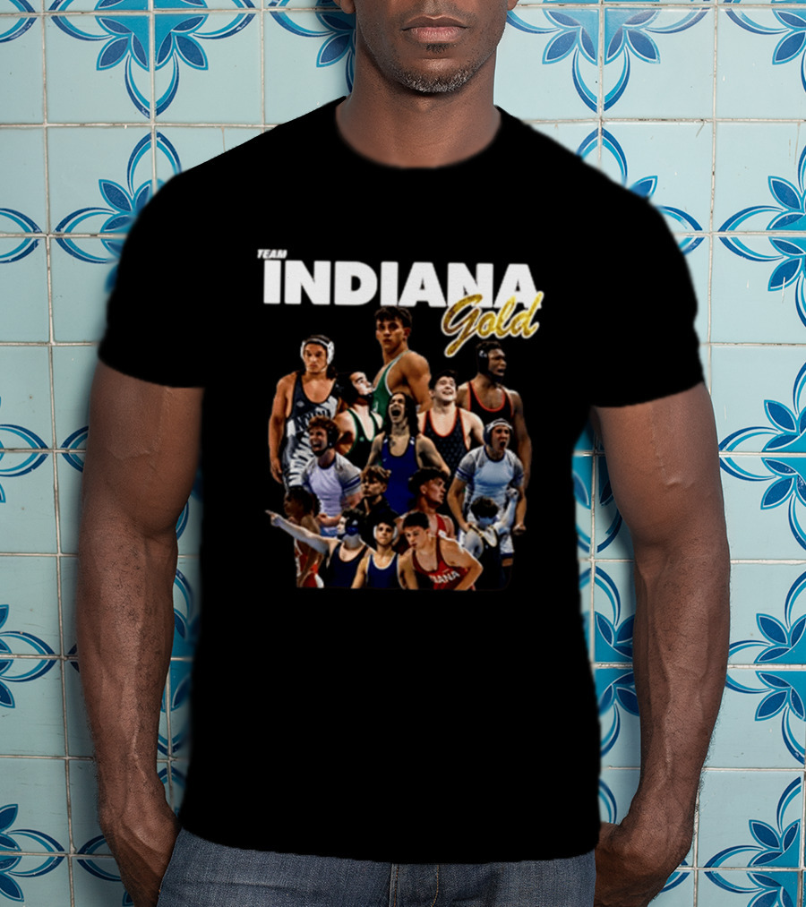 Team Indiana Gold Wrestling Junior Duals 2026 T-Shirt