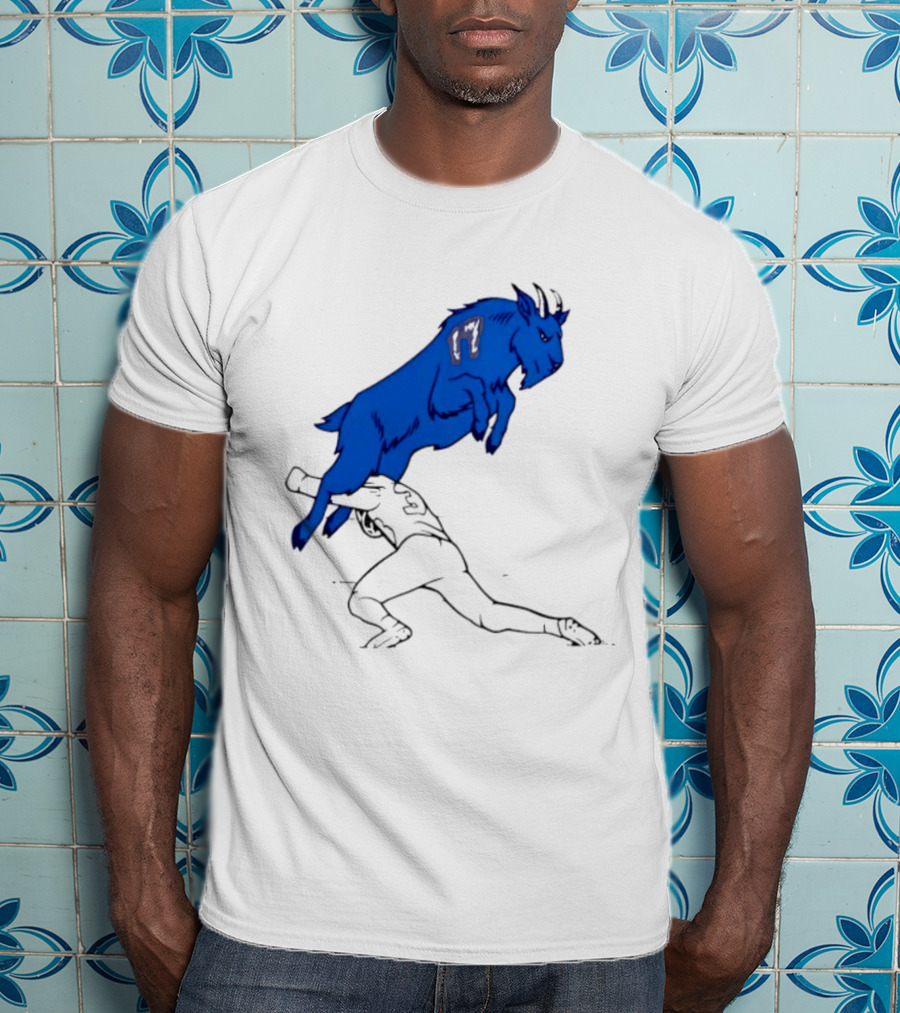 Buffalo Bills Jumping Goat Football T-Shirt