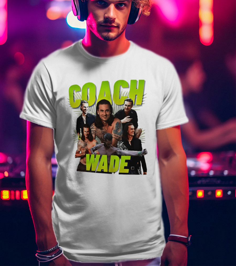 Coach Wade Survivor Tattooed Icon Collage T-Shirt