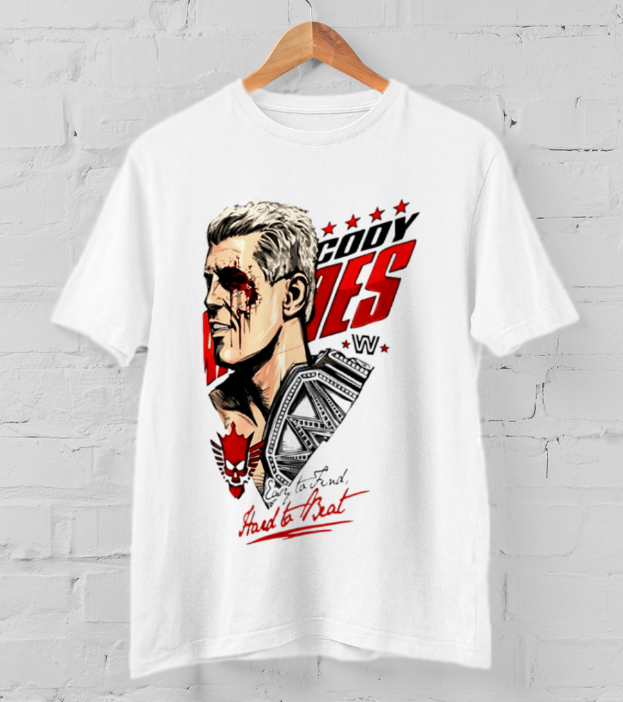 Cody Rhodes WWE Easy To Find Hard To Beat T-Shirt