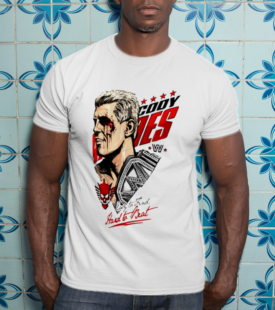 Cody Rhodes WWE Easy To Find Hard To Beat T-Shirt
