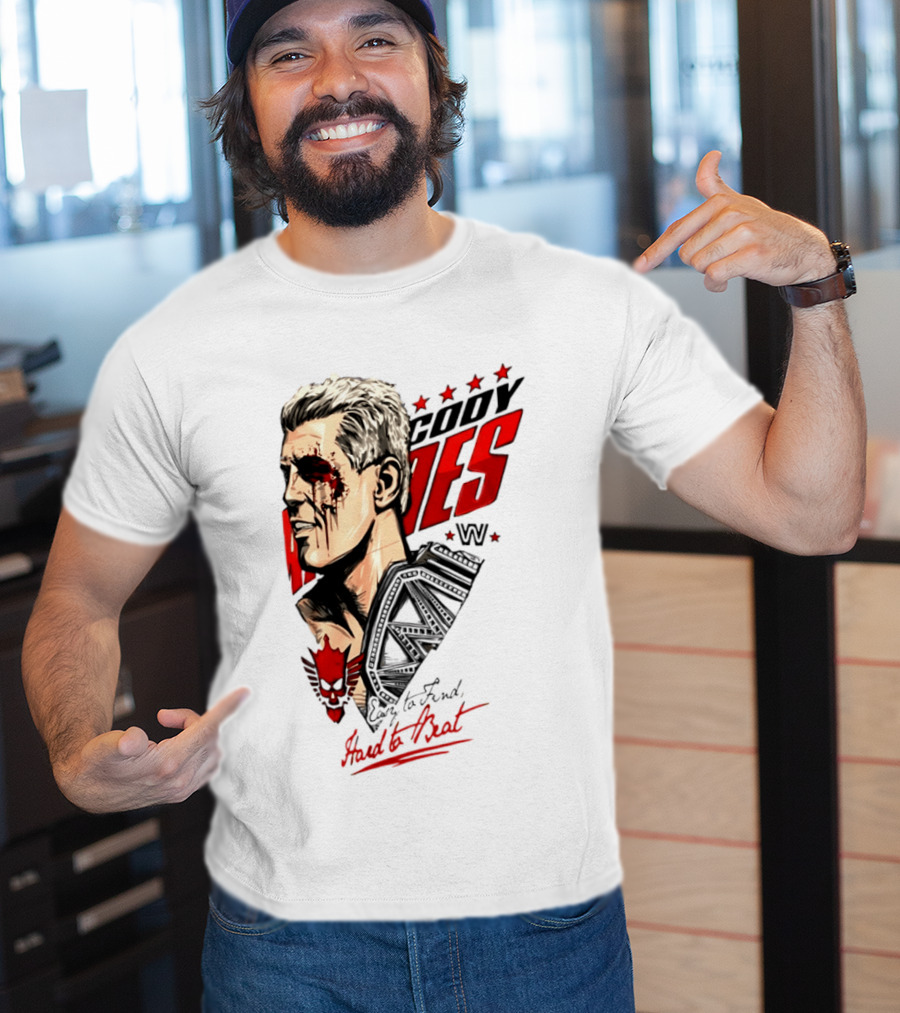 Cody Rhodes WWE Easy To Find Hard To Beat T-Shirt