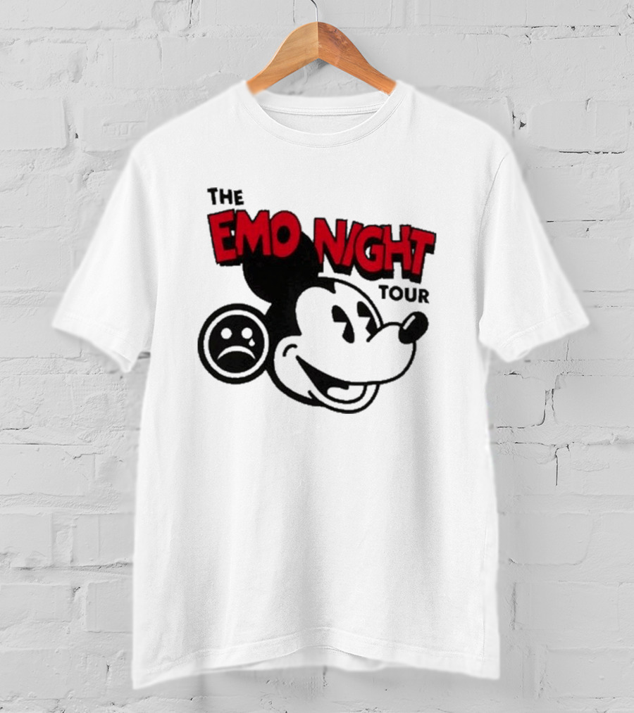 The Emo Night Tour Mouse Sad Face T-Shirt