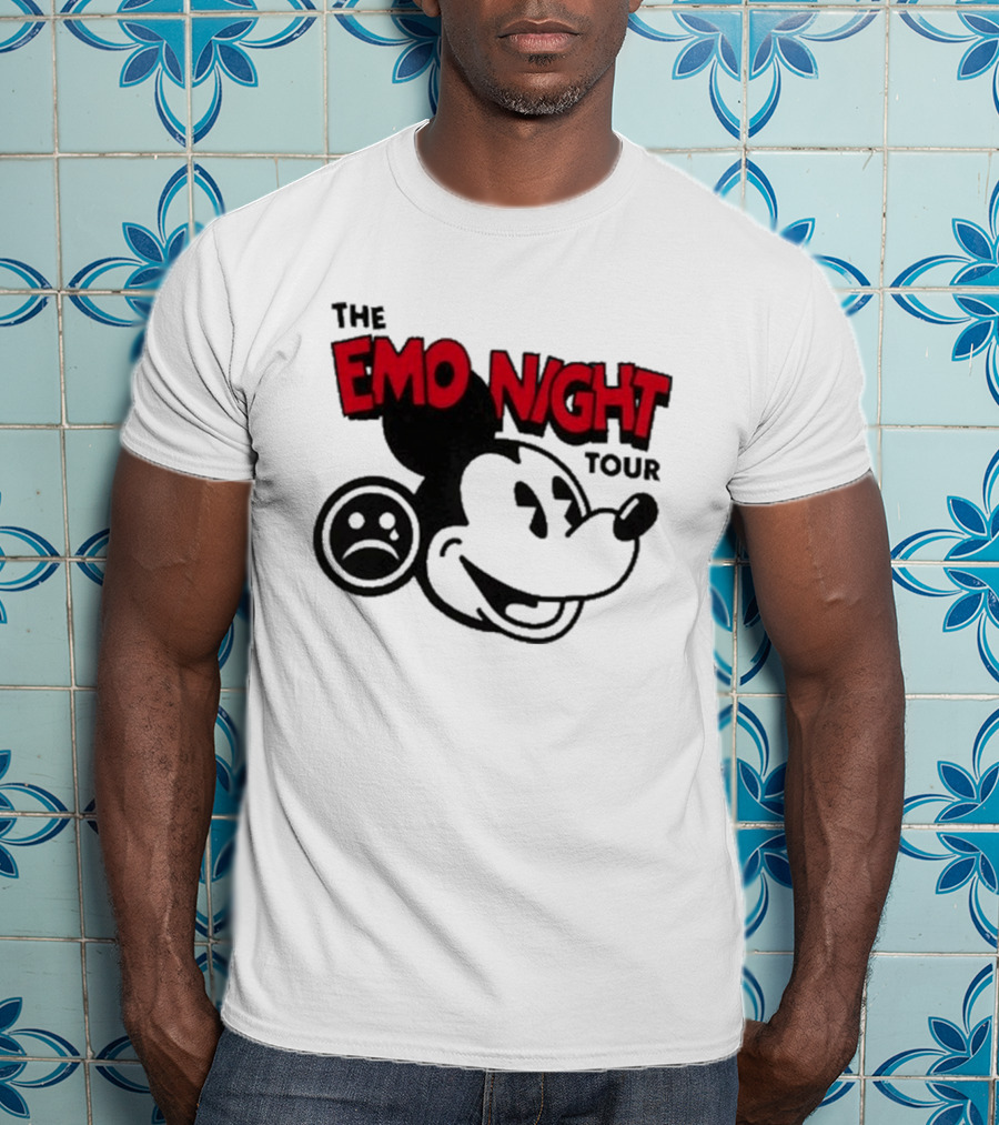 The Emo Night Tour Mouse Sad Face T-Shirt