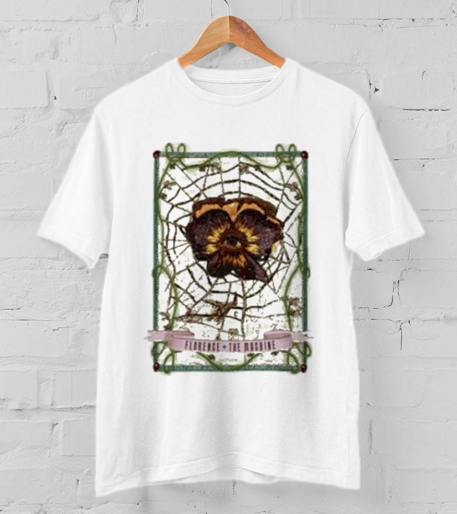 Florence And The Machine Flower Spider Web T-Shirt