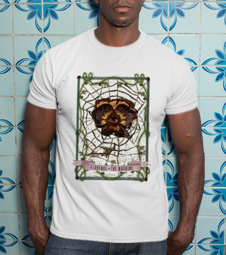 Florence And The Machine Flower Spider Web T-Shirt
