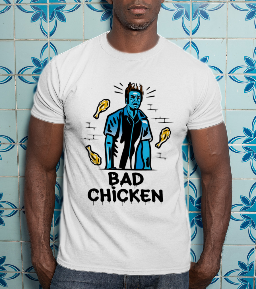 Kramer Bad Chicken Fried Ice Cream Character Bucket T-Shirt