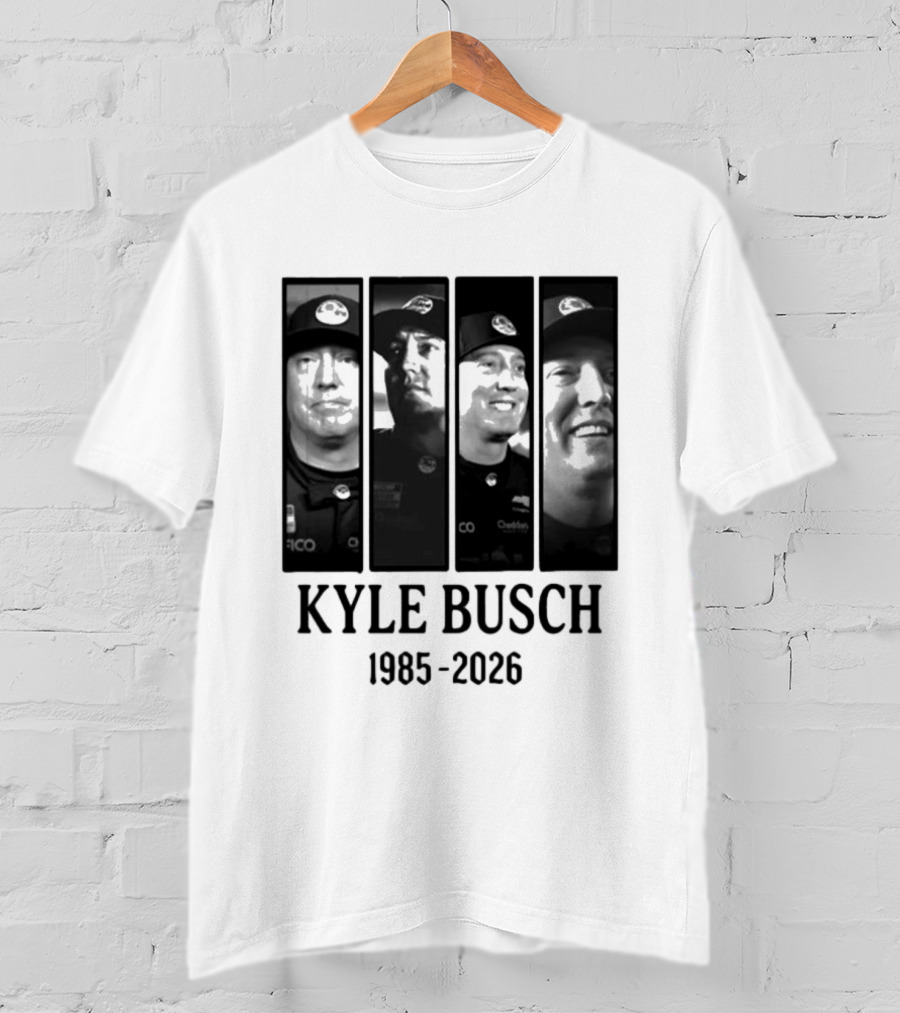 Kyle Busch 1985 2026 Racing Legend Commemoration T-Shirt