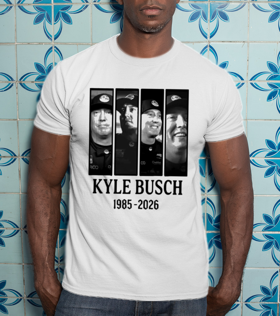 Kyle Busch 1985 2026 Racing Legend Commemoration T-Shirt