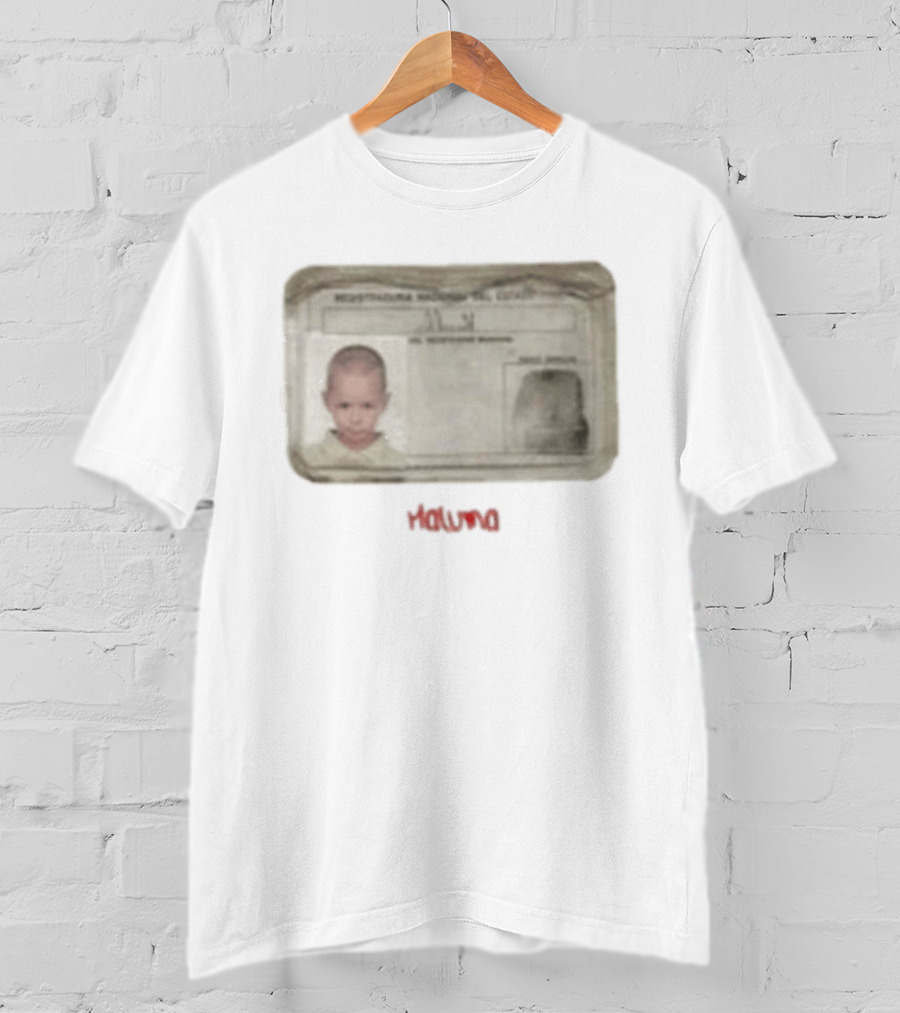 Maluma I.D. Card Rectangular Image Childhood Picture T-Shirt