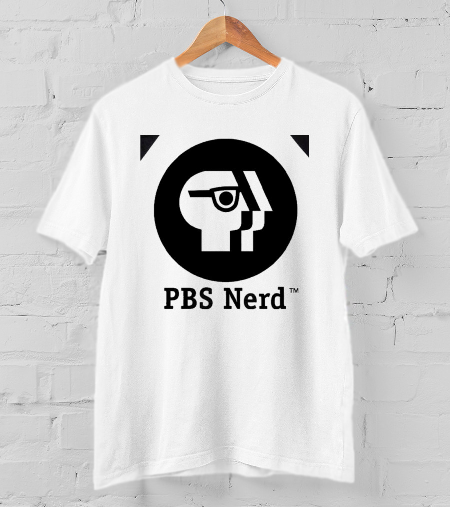 PBS Nerd Retro Minimalist Face T-Shirt