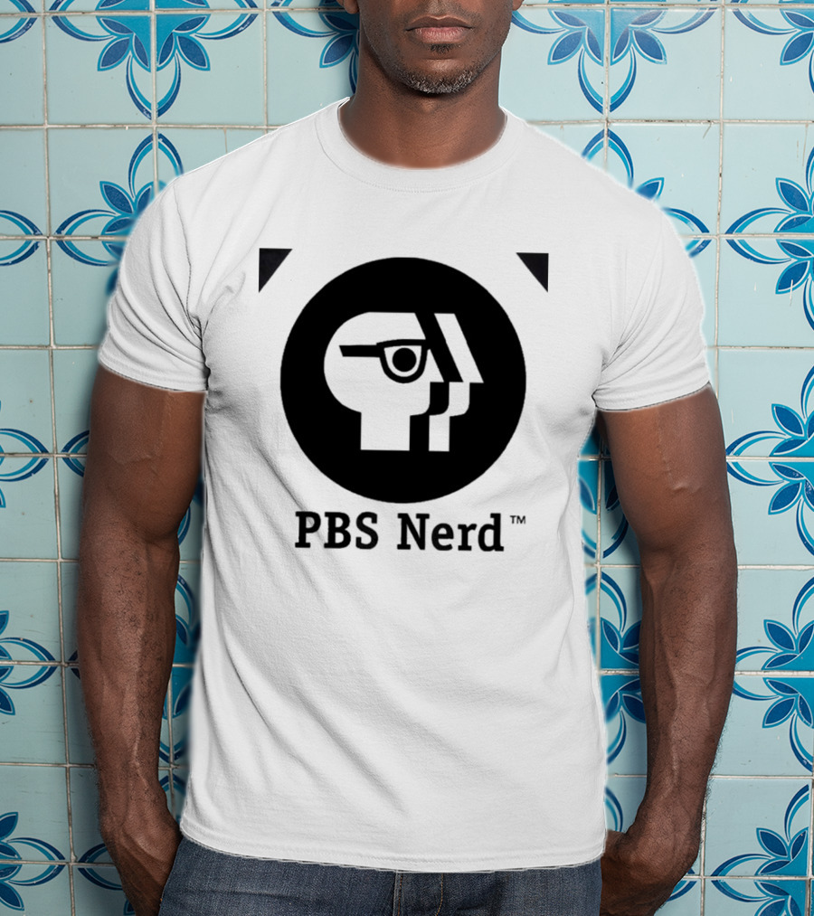 PBS Nerd Retro Minimalist Face T-Shirt