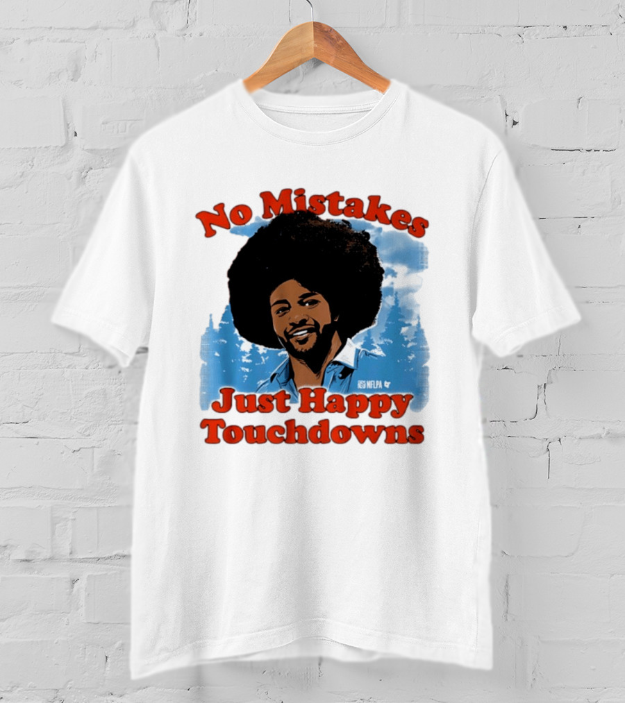 Rome Odunze No Mistakes Just Happy Little Touchdowns NFLPA T-Shirt