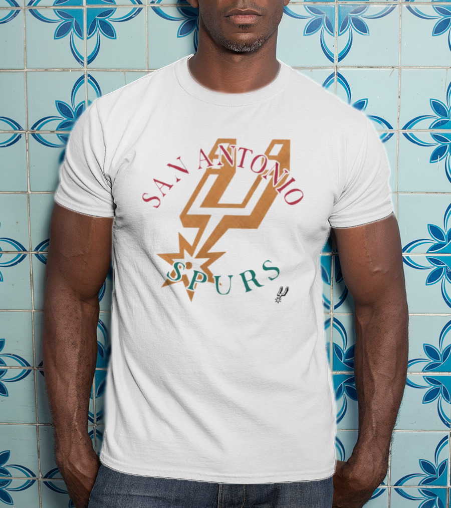San Antonio Spurs Stadium Essentials Cocoon Spurs Basketball T-Shirt