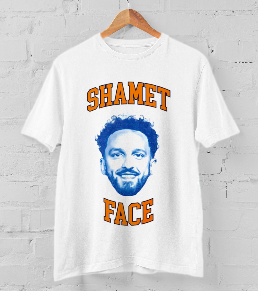 SHAMET FACE New York Knicks Timothée Chalamet T-Shirt