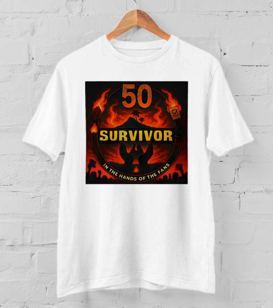 Survivor 50 Season Outwit Outplay Outlast In The Hands Of The Fans T-Shirt