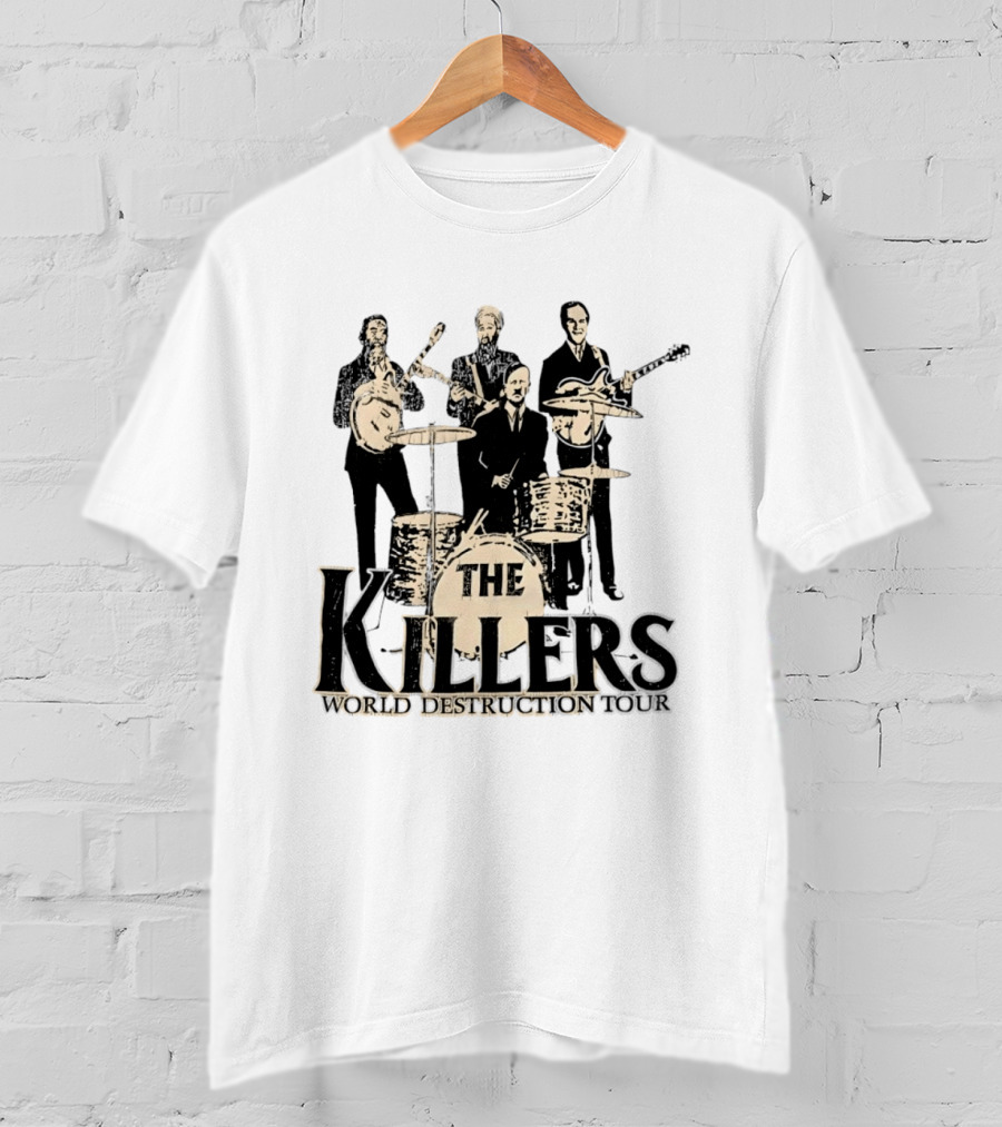 The Killers World Destruction Tour 2008 Band T-Shirt