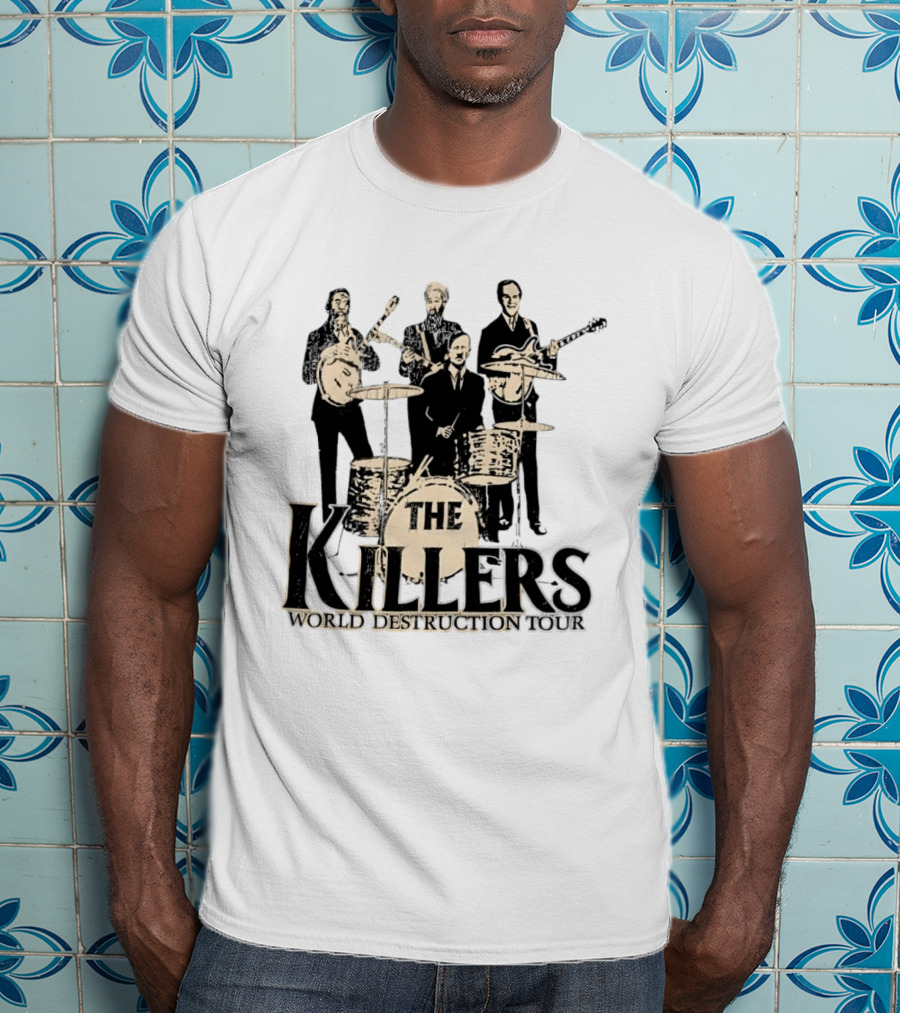 The Killers World Destruction Tour 2008 Band T-Shirt