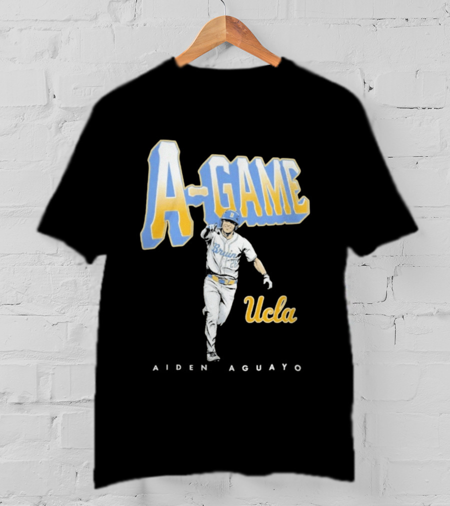 UCLA Bruins Baseball A Game Aiden Aguayo 2026 T-Shirt