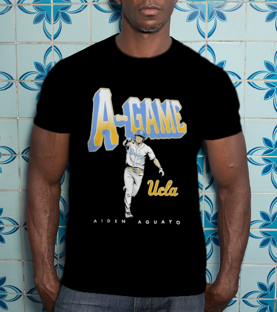 UCLA Bruins Baseball A Game Aiden Aguayo 2026 T-Shirt