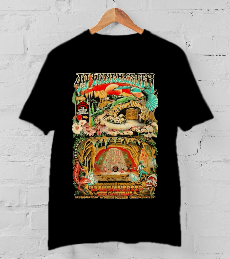 49 Winchester Live May 15 16 2026 The Caverns Pelham TN Event T-Shirt