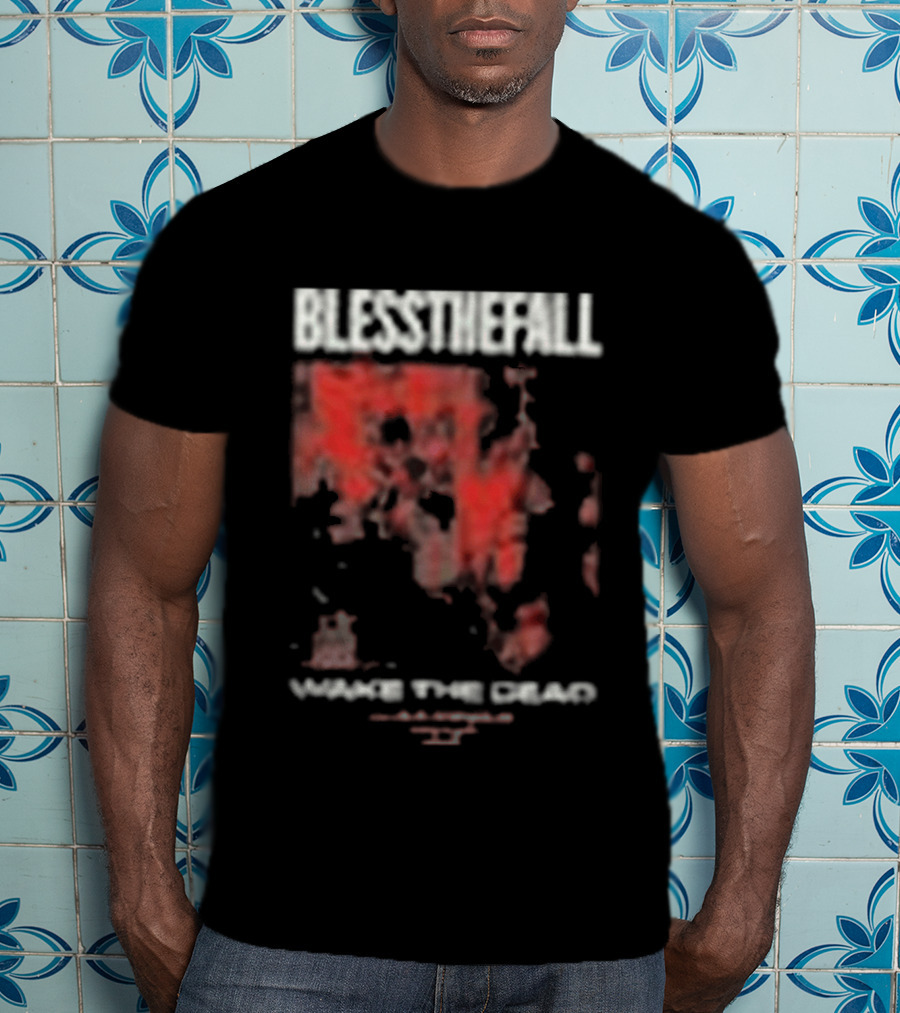 Blessthefall Cvlt Industries Wake The Dead Red Skull T-Shirt