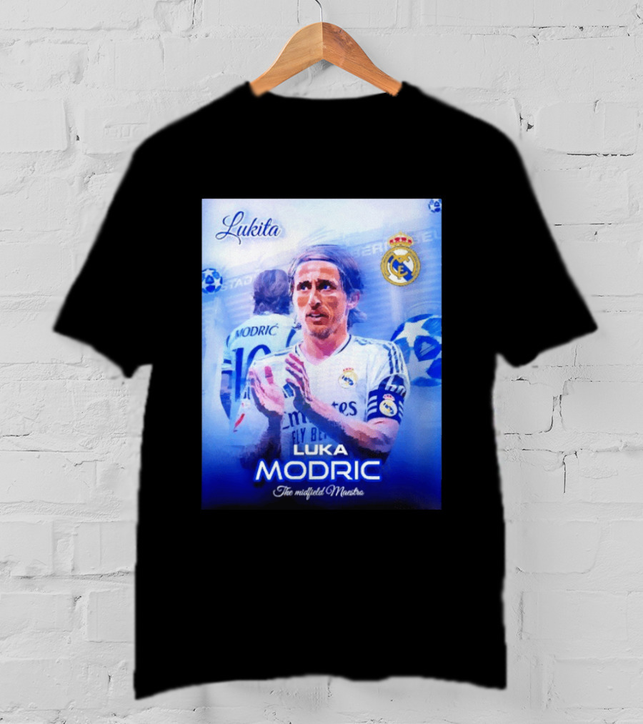 Real Madrid Luka Modric Midfield Maestro Lukita T-Shirt