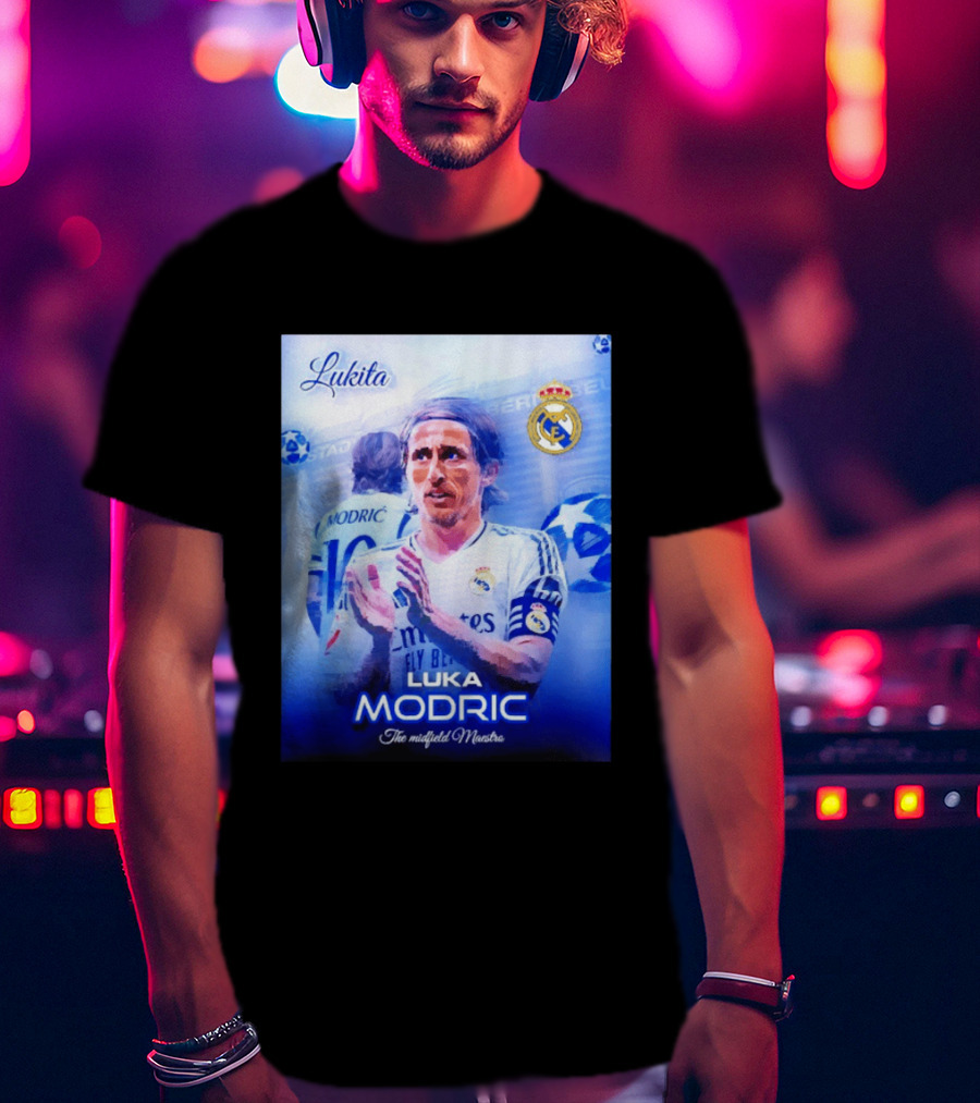 Real Madrid Luka Modric Midfield Maestro Lukita T-Shirt