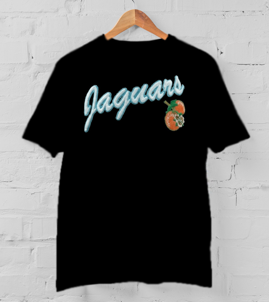 Jaguars X LAFAVRE Black Corduroy Hat Peaches Embroidery T-Shirt