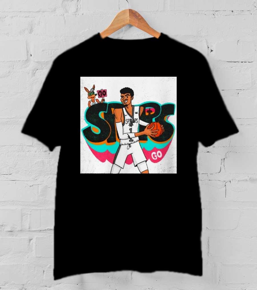 San Antonio Spurs Player Victor Wembanyama Go Spurs Go T-Shirt
