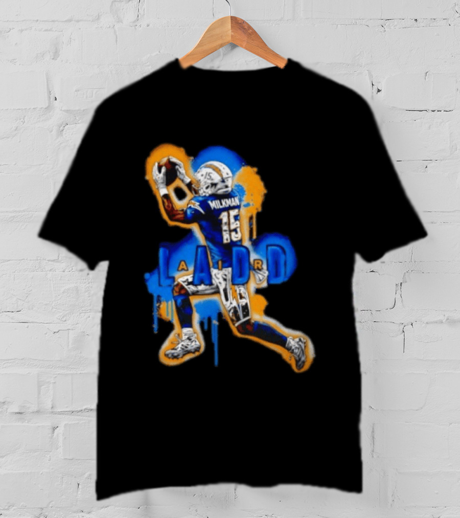 Milkman Keenan Allen 15 Ladd Air LA Los Angeles Chargers T-Shirt