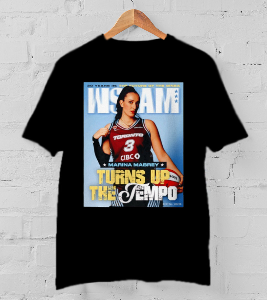 Marina Mabrey Turns Up The Tempo Toronto Basketball Slam Cover T-Shirt