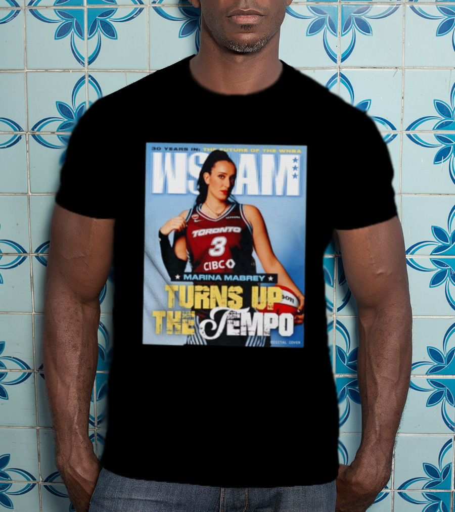 Marina Mabrey Turns Up The Tempo Toronto Basketball Slam Cover T-Shirt