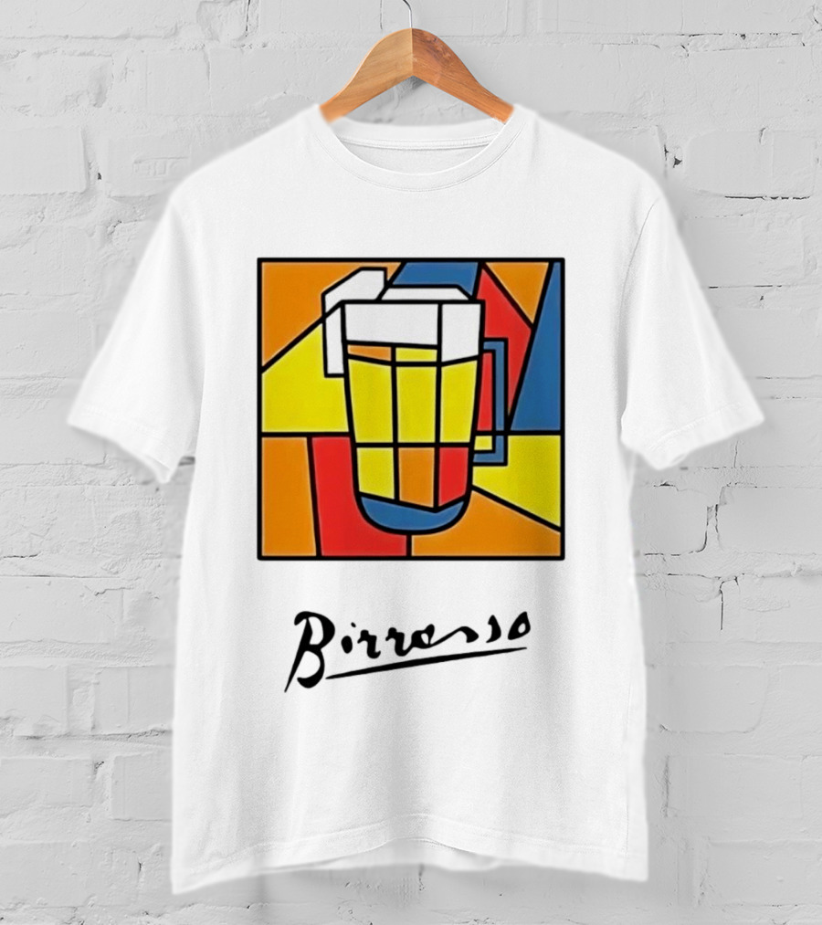 Birresso Beer Abstract Colorful Geometry T-Shirt