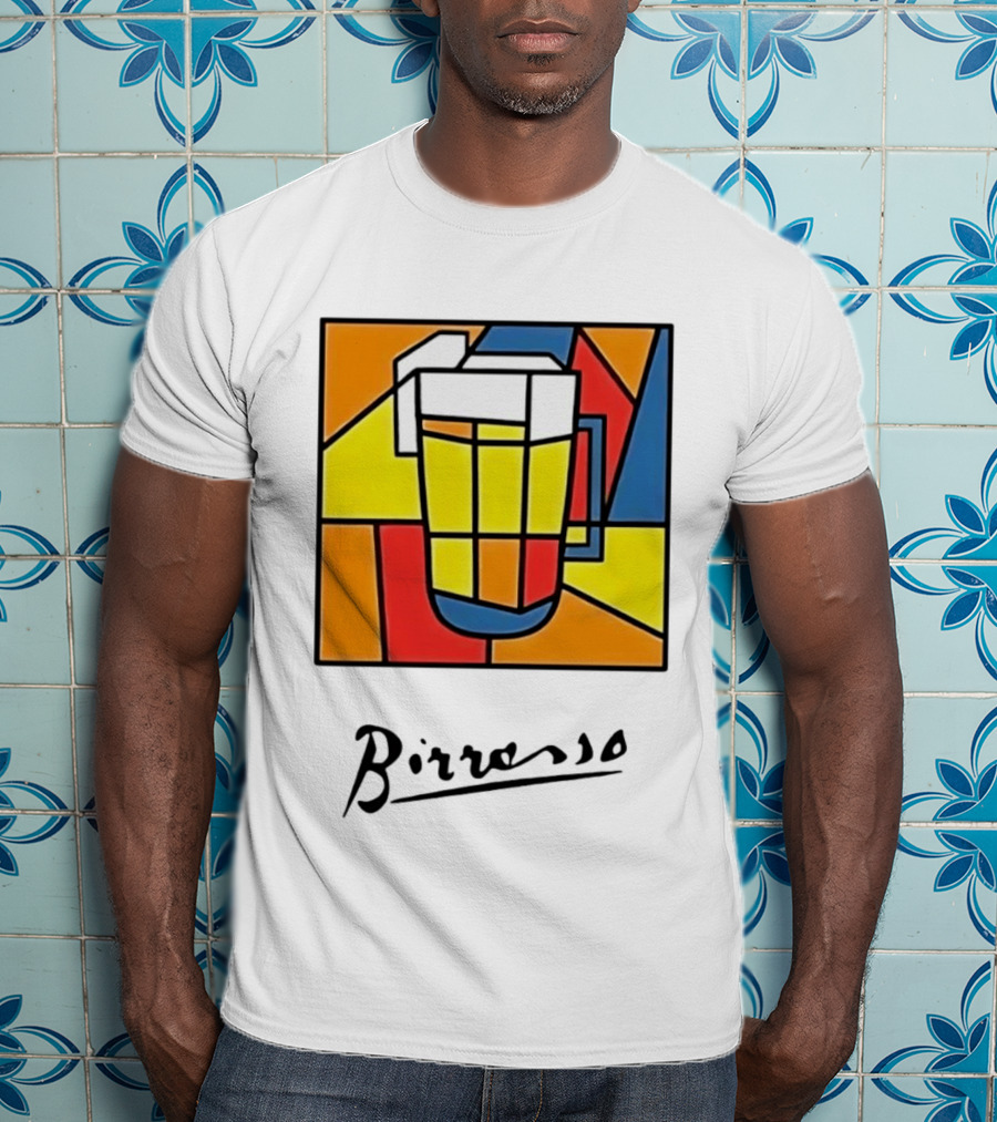 Birresso Beer Abstract Colorful Geometry T-Shirt