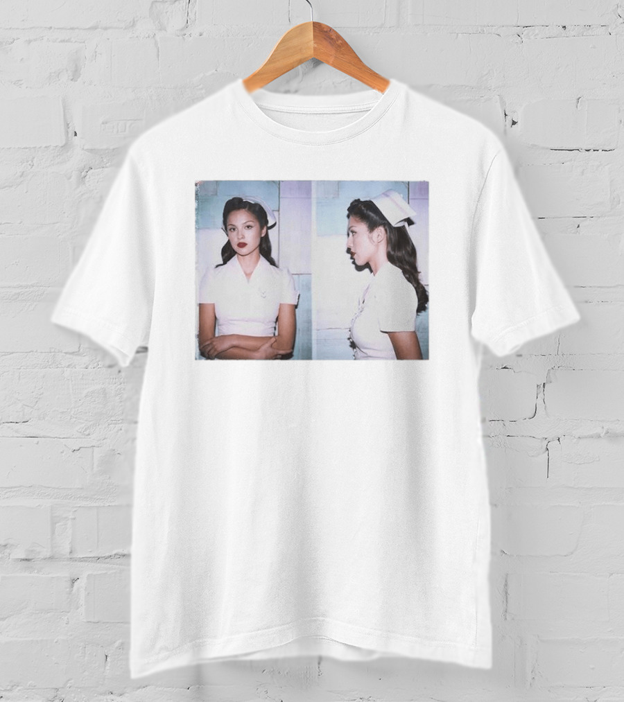 Olivia Rodrigo The Cure Photo Nurse Outfit Vintage Aesthetic T-Shirt