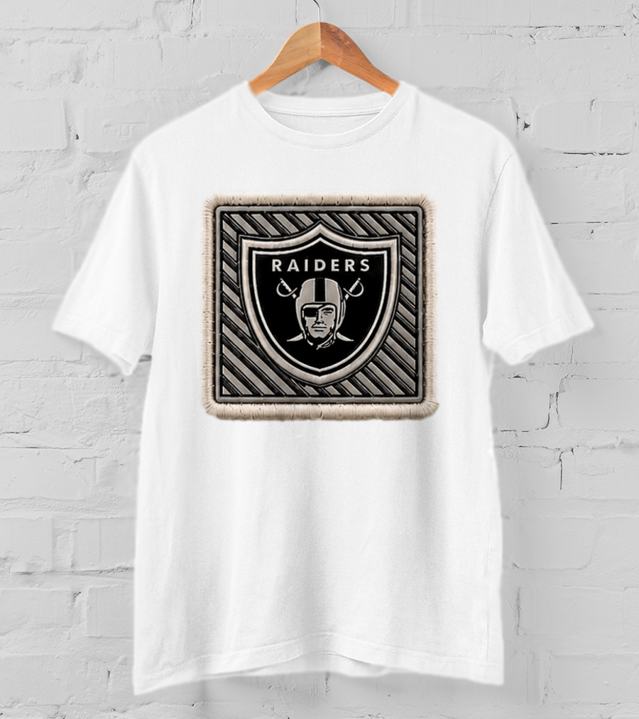 Raiders 2026 Training Camp Hat Embroidered Patch Shield T-Shirt