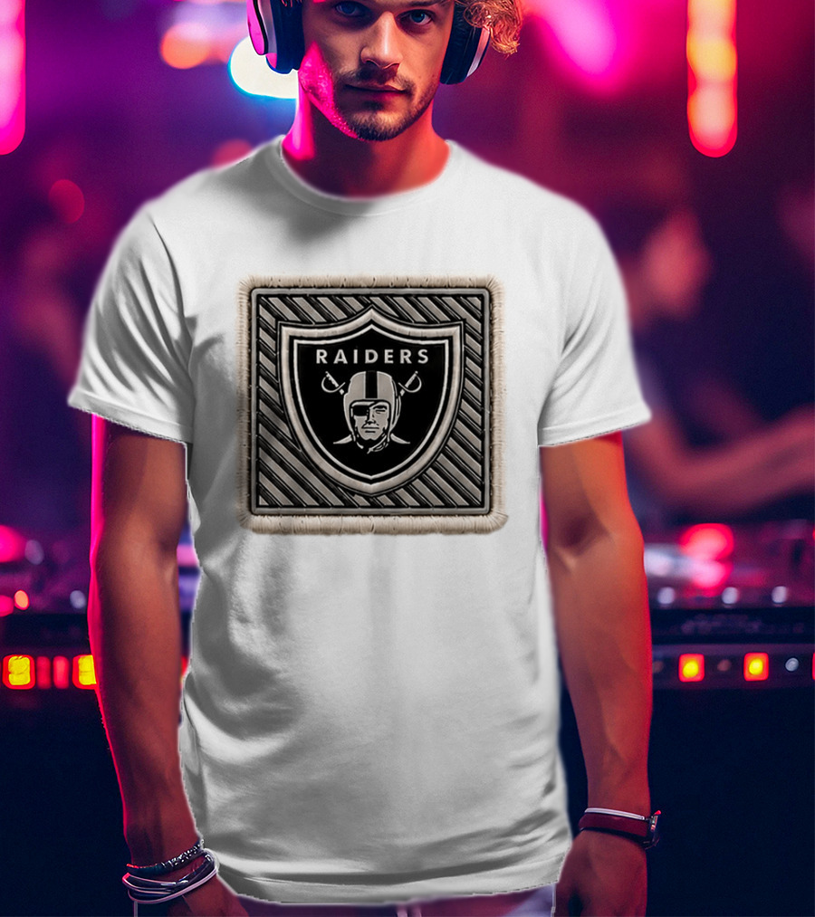 Raiders 2026 Training Camp Hat Embroidered Patch Shield T-Shirt