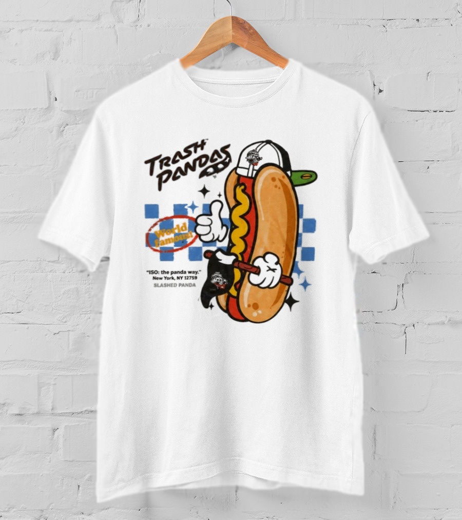 Trash Pandas World Famoust Hot Dog Thumbs Up T-Shirt