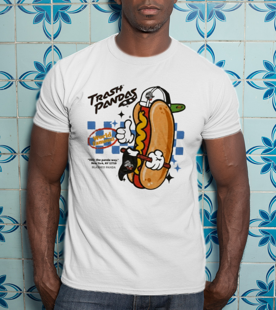 Trash Pandas World Famoust Hot Dog Thumbs Up T-Shirt