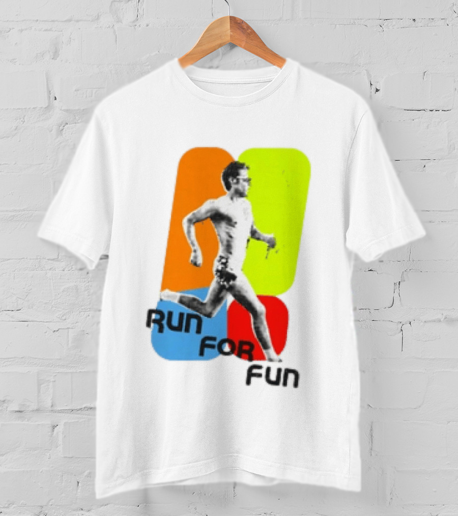 Run For Fun Harry Styles Colorful Running T-Shirt