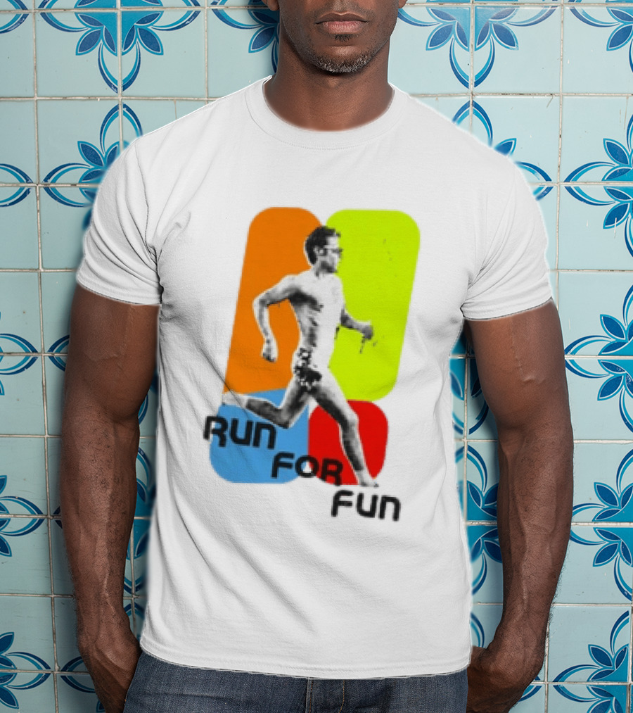 Run For Fun Harry Styles Colorful Running T-Shirt
