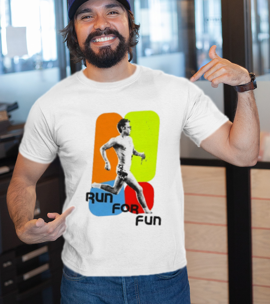 Run For Fun Harry Styles Colorful Running T-Shirt